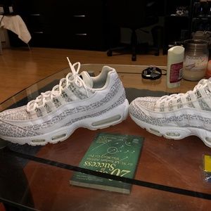 Mens Nike Air Max 95 SE "Just Do it" White